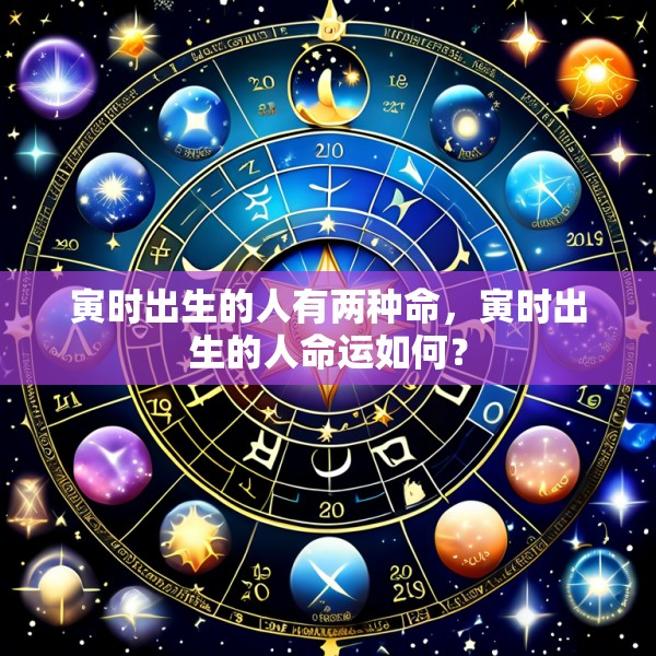 寅时出生的人有两种命，寅时出生的人命运如何？