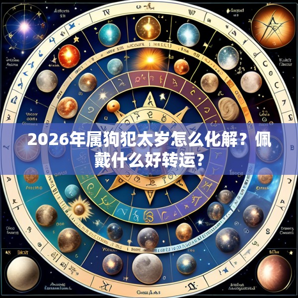 2026年属狗犯太岁怎么化解?佩戴什么好转运?