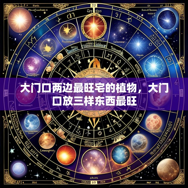 大门口两边最旺宅的植物,大门口放三样东西最旺