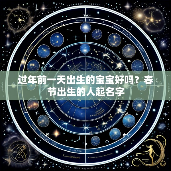 过年前一天出生的宝宝好吗？春节出生的人起名字