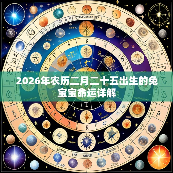2026年农历二月二十五出生的兔宝宝命运详解