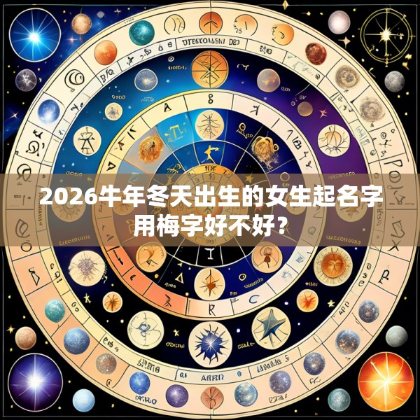 2026牛年冬天出生的女生起名字用梅字好不好?