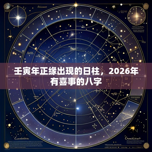 壬寅年正缘出现的日柱，2026年有喜事的八字