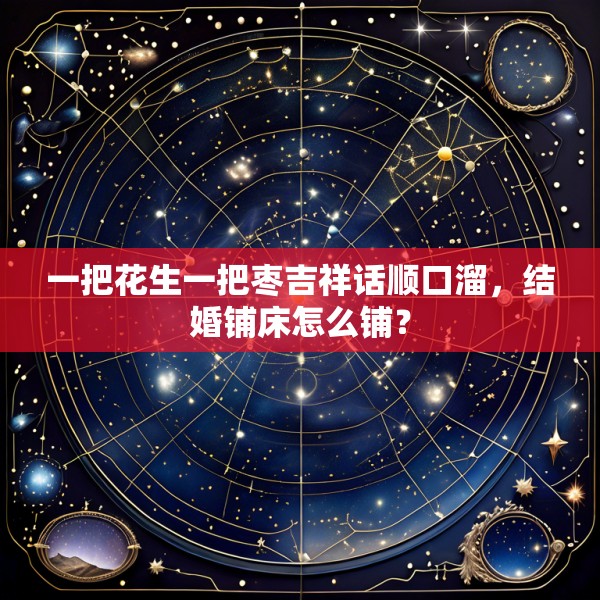 一把花生一把枣吉祥话顺口溜，结婚铺床怎么铺？