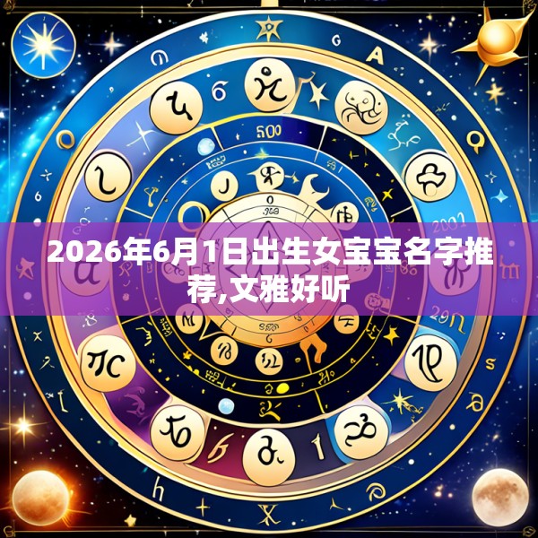 2026年6月1日出生女宝宝名字推荐,文雅好听