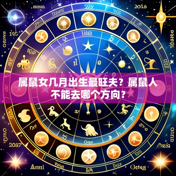属鼠女几月出生最旺夫?属鼠人不能去哪个方向?