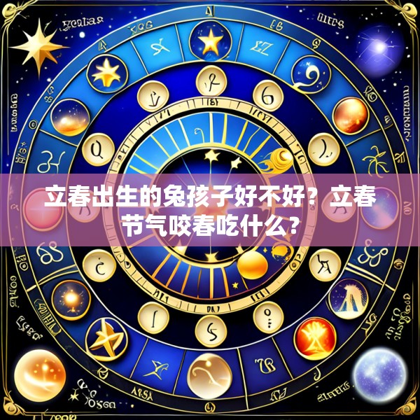 立春出生的兔孩子好不好？立春节气咬春吃什么？