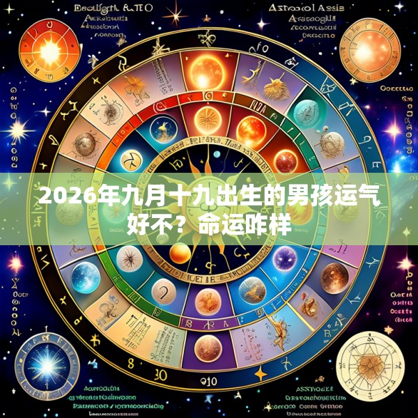 2026年九月十九出生的男孩运气好不?命运咋样