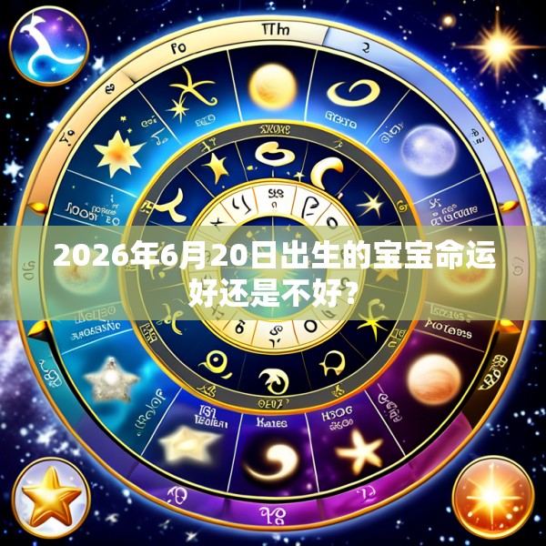 2026年6月20日出生的宝宝命运好还是不好？