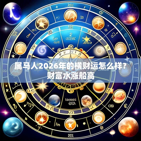 属马人2026年的横财运怎么样?财富水涨船高