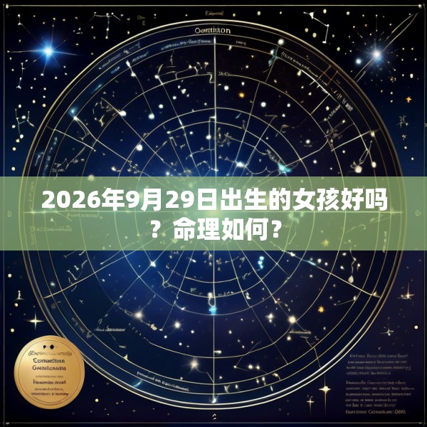 2026年9月29日出生的女孩好吗？命理如何？