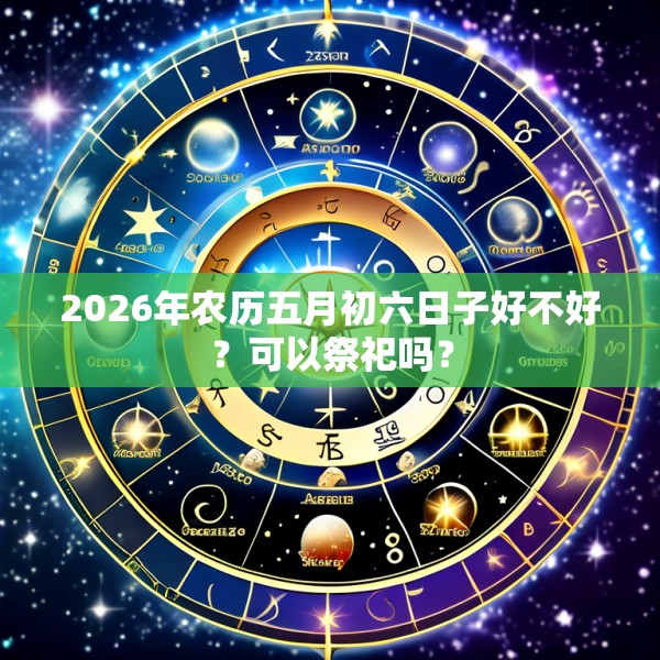 2026年农历五月初六日子好不好?可以祭祀吗?