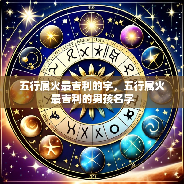 五行属火最吉利的字,五行属火最吉利的男孩名字