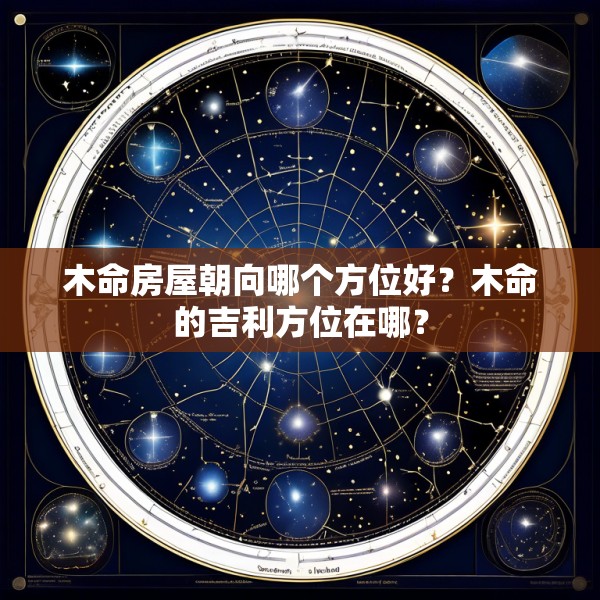 木命房屋朝向哪个方位好？木命的吉利方位在哪？