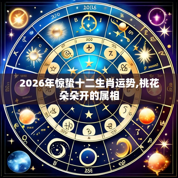 2026年惊蛰十二生肖运势,桃花朵朵开的属相