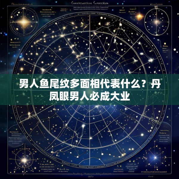 男人鱼尾纹多面相代表什么？丹凤眼男人必成大业