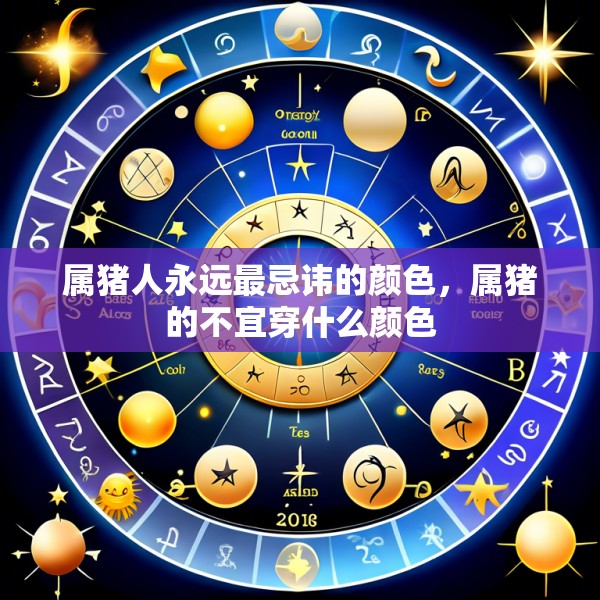 属猪人永远最忌讳的颜色，属猪的不宜穿什么颜色