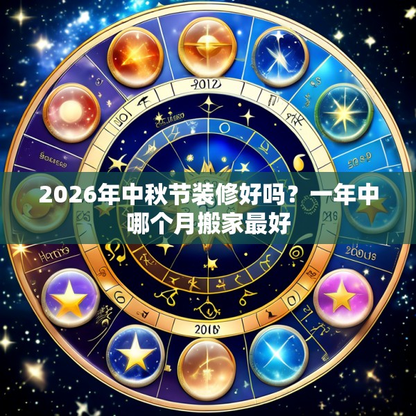 2026年中秋节装修好吗?一年中哪个月搬家最好