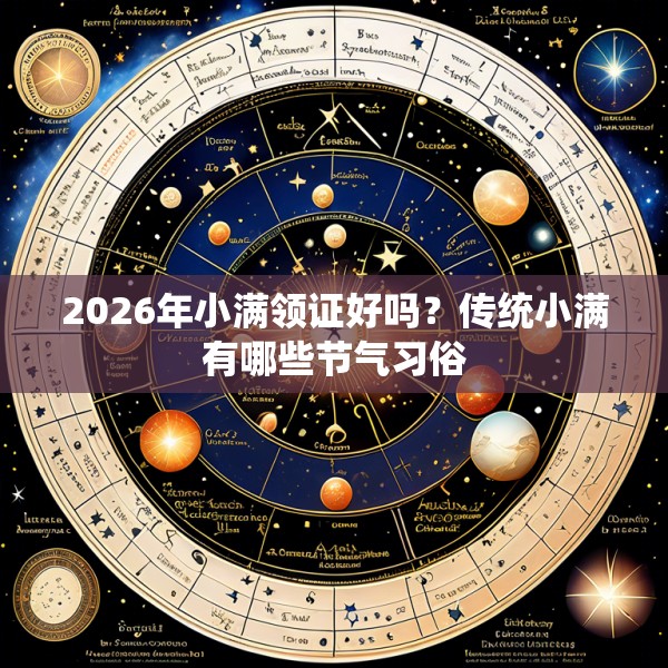 2026年小满领证好吗？传统小满有哪些节气习俗