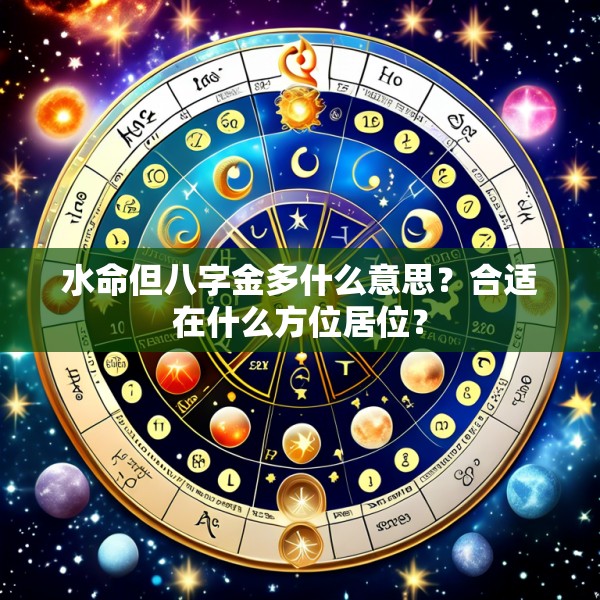 水命但八字金多什么意思?合适在什么方位居位?