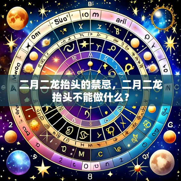 二月二龙抬头的禁忌,二月二龙抬头不能做什么?