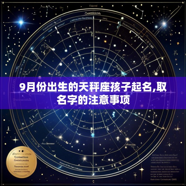 9月份出生的天秤座孩子起名,取名字的注意事项