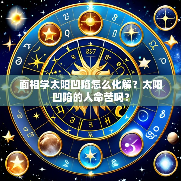 面相学太阳凹陷怎么化解?太阳凹陷的人命苦吗?