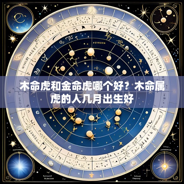 木命虎和金命虎哪个好?木命属虎的人几月出生好