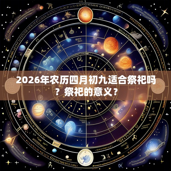 2026年农历四月初九适合祭祀吗?祭祀的意义?