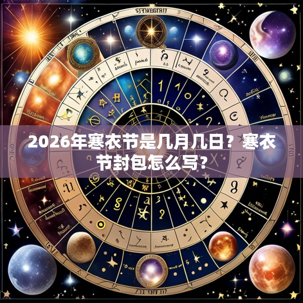 2026年寒衣节是几月几日？寒衣节封包怎么写？