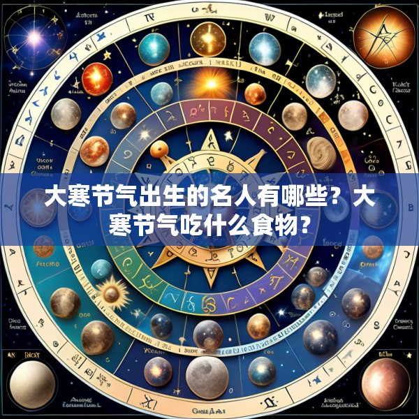大寒节气出生的名人有哪些？大寒节气吃什么食物？