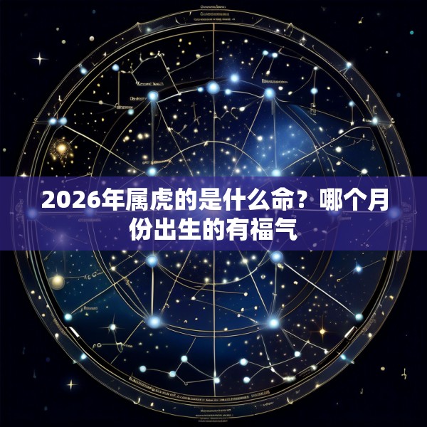 2026年属虎的是什么命？哪个月份出生的有福气