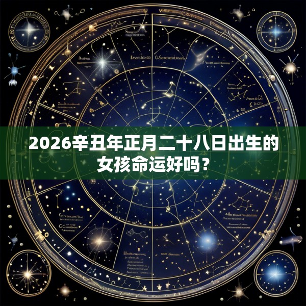 2026辛丑年正月二十八日出生的女孩命运好吗?