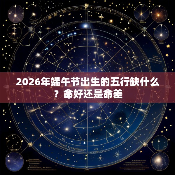 2026年端午节出生的五行缺什么？命好还是命差