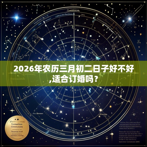 2026年农历三月初二日子好不好,适合订婚吗?