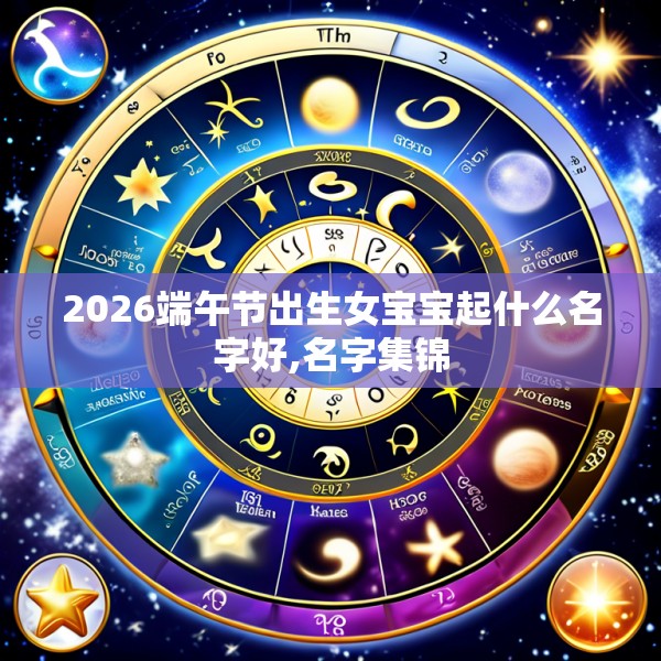 2026端午节出生女宝宝起什么名字好,名字集锦