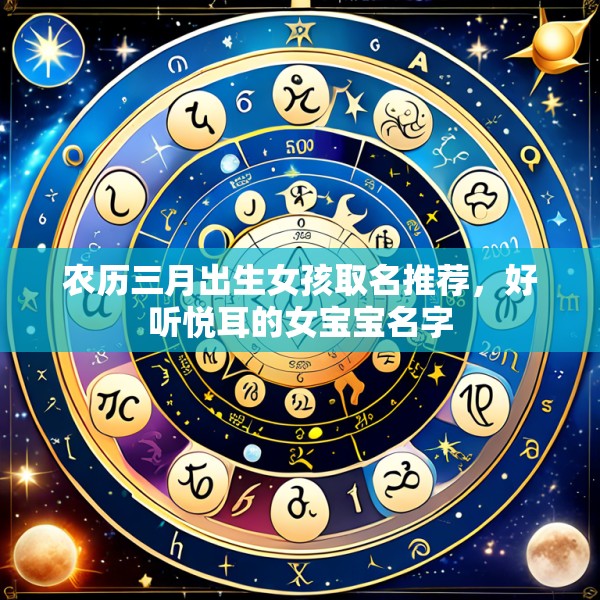 农历三月出生女孩取名推荐，好听悦耳的女宝宝名字