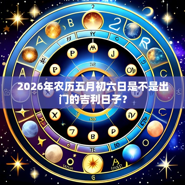 2026年农历五月初六日是不是出门的吉利日子？