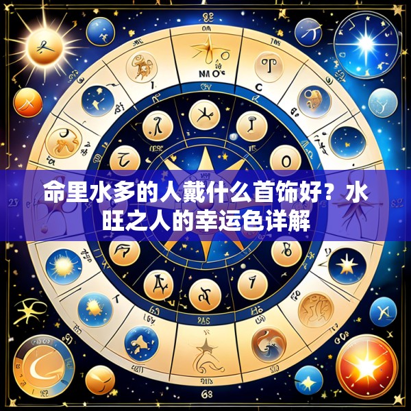 命里水多的人戴什么首饰好？水旺之人的幸运色详解