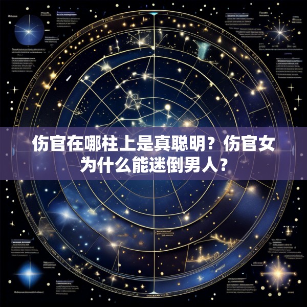 伤官在哪柱上是真聪明？伤官女为什么能迷倒男人？