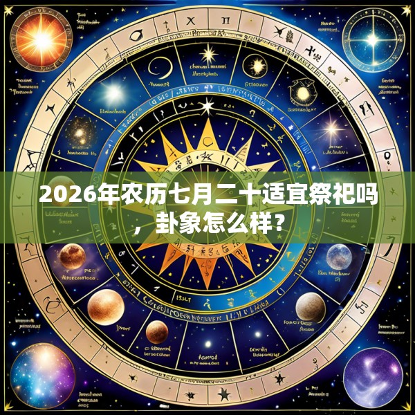 2026年农历七月二十适宜祭祀吗，卦象怎么样？