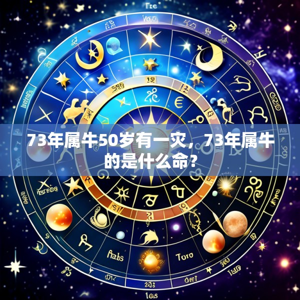 73年属牛50岁有一灾，73年属牛的是什么命？