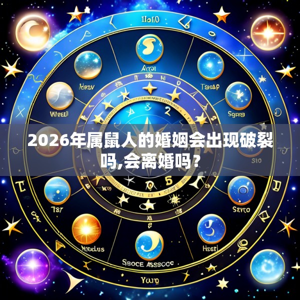 2026年属鼠人的婚姻会出现破裂吗,会离婚吗?