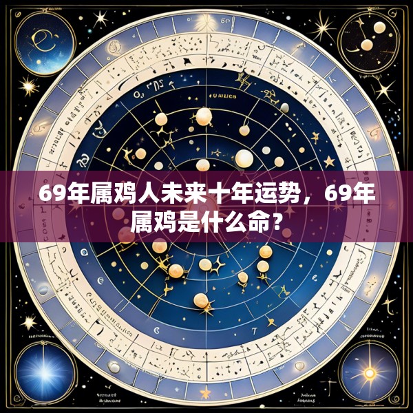 69年属鸡人未来十年运势，69年属鸡是什么命？