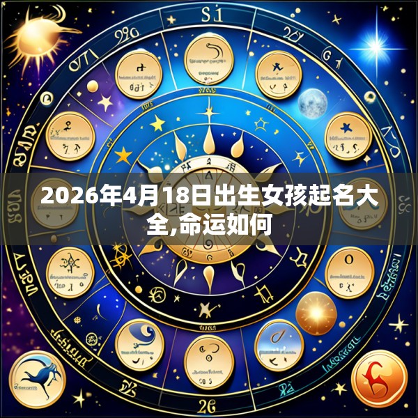 2026年4月18日出生女孩起名大全,命运如何