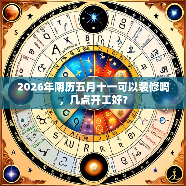 2026年阴历五月十一可以装修吗，几点开工好？