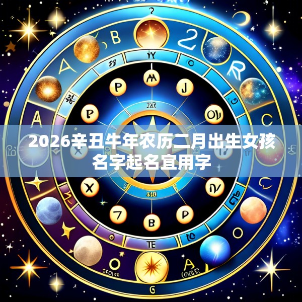 2026辛丑牛年农历二月出生女孩名字起名宜用字