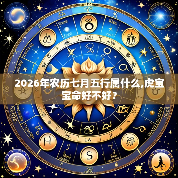 2026年农历七月五行属什么,虎宝宝命好不好？