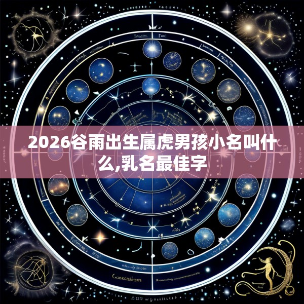 2026谷雨出生属虎男孩小名叫什么,乳名最佳字