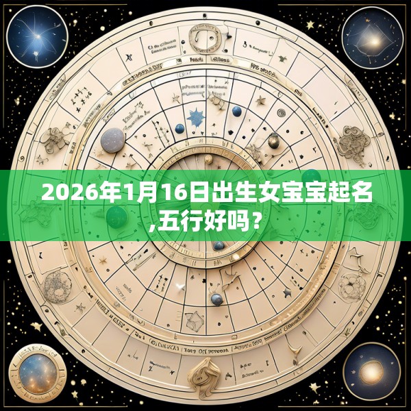 2026年1月16日出生女宝宝起名,五行好吗？